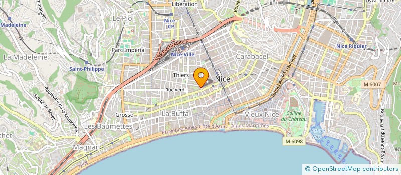 localisation de l'entreprise MADAME HELENE MARLIER  NICE