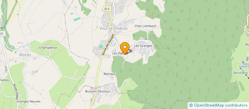 localisation de l'entreprise MADAME HELENE MARLIER  VIUZ-LA-CHIESAZ