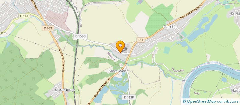 localisation de l'entreprise MADAME HELENE MARQUET  THIONVILLE