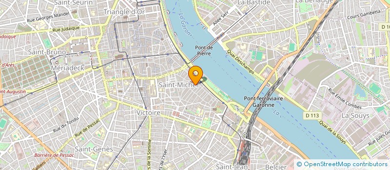 localisation de l'entreprise MADAME HELENE MARSOLLET  BORDEAUX