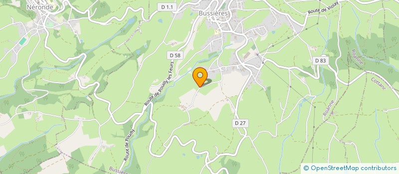 localisation de l'entreprise MADAME HELENE MARTHORAY à BUSSIERES