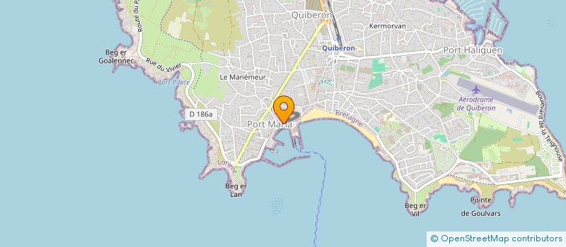 localisation de l'entreprise MADAME HELENE MARTIN  QUIBERON