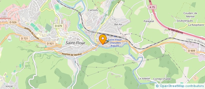 localisation de l'entreprise MADAME HELENE MARTIN à SAINT-FLOUR