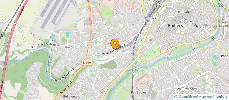 localisation de l'entreprise MADAME HELENE MARTIN  POITIERS