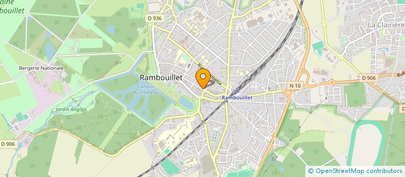 localisation de l'entreprise MADAME HELENE MARTINEZ  RAMBOUILLET