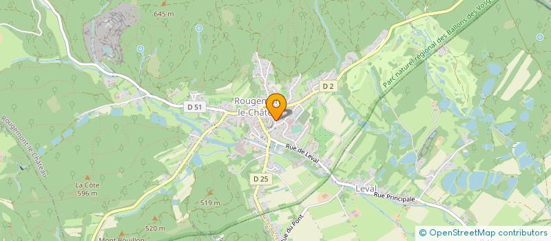 localisation de l'entreprise MADAME HELENE MARTINEZ  ROUGEMONT-LE-CHATEAU
