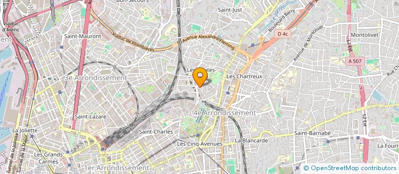 localisation de l'entreprise MADAME HELENE MARTINEZ à MARSEILLE
