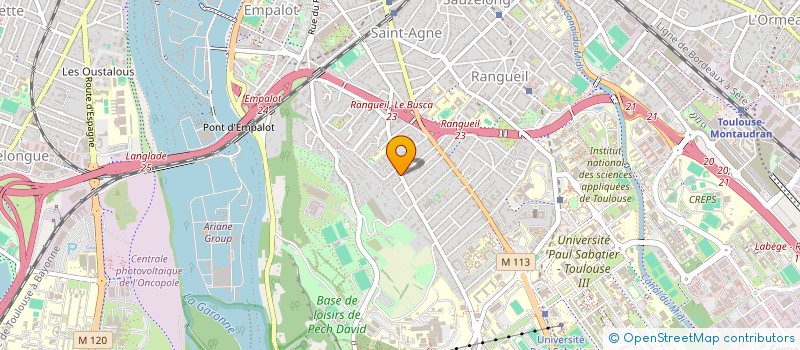 localisation de l'entreprise MADAME HELENE MARTY à TOULOUSE