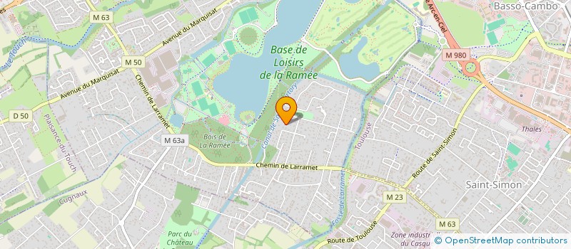 localisation de l'entreprise MADAME HELENE MARUEJOULS à TOURNEFEUILLE