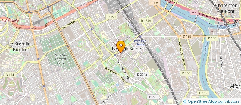 localisation de l'entreprise MADAME HELENE MASSE à IVRY-SUR-SEINE
