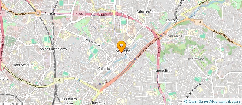 localisation de l'entreprise MADAME HELENE MASSE à MARSEILLE