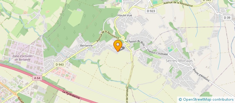 localisation de l'entreprise MADAME HELENE MATEO  MORLAAS