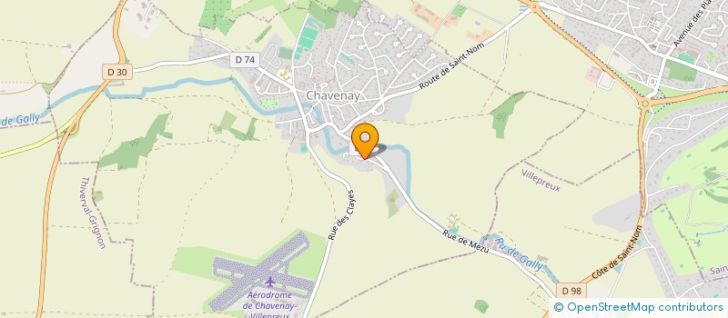 localisation de l'entreprise MADAME HELENE MATILLA MAILLO  CHAVENAY