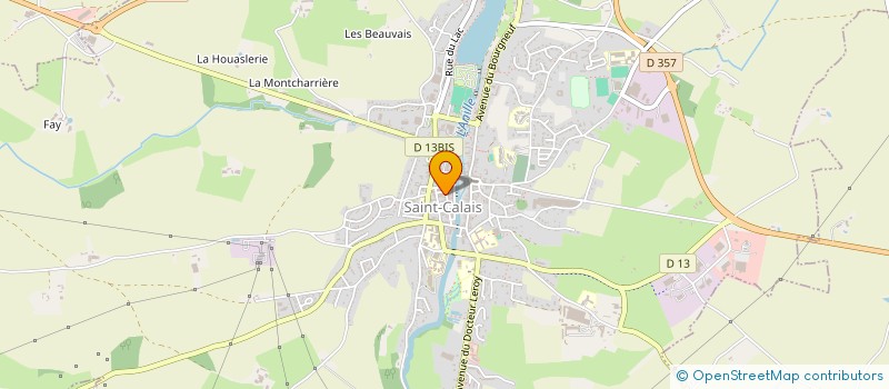 localisation de l'entreprise MADAME HELENE MAUBERT  SAINT-CALAIS