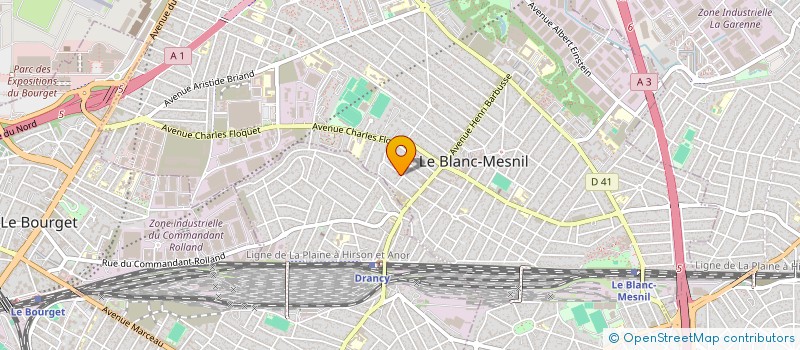 localisation de l'entreprise MADAME HELENE MAUGER à LE BLANC-MESNIL