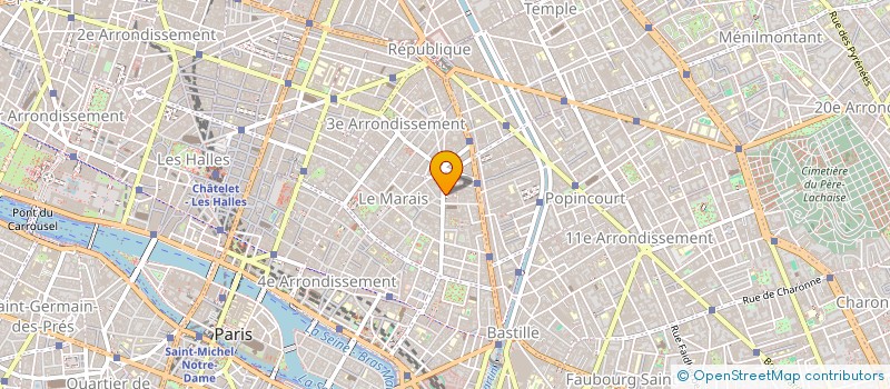 localisation de l'entreprise MADAME HELENE MAYET  PARIS