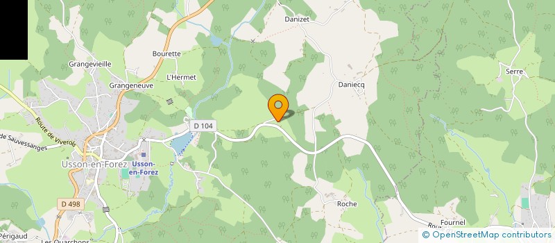 localisation de l'entreprise MADAME HELENE MEILLER  USSON-EN-FOREZ