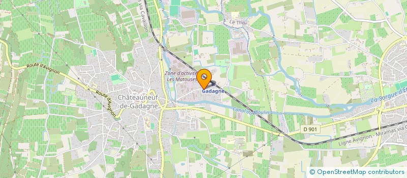 localisation de l'entreprise MADAME HELENE MEJIAS  CHATEAUNEUF-DE-GADAGNE