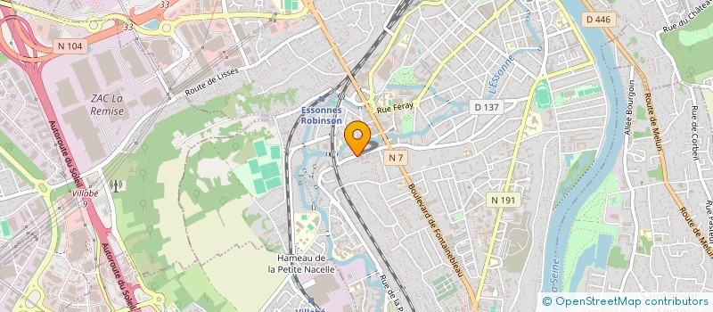 localisation de l'entreprise MADAME HELENE MENDY  CORBEIL-ESSONNES