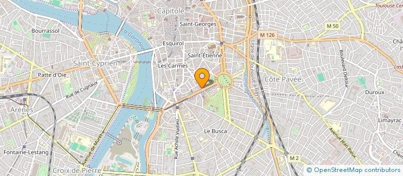 localisation de l'entreprise MADAME HELENE MENGELLE  TOULOUSE