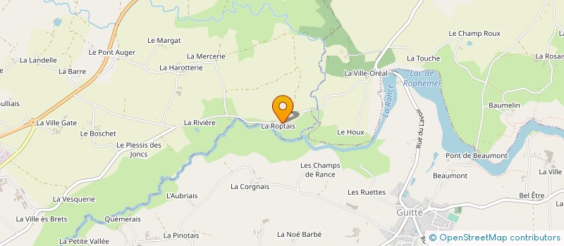 localisation de l'entreprise MADAME HELENE MERCERIE à CAULNES