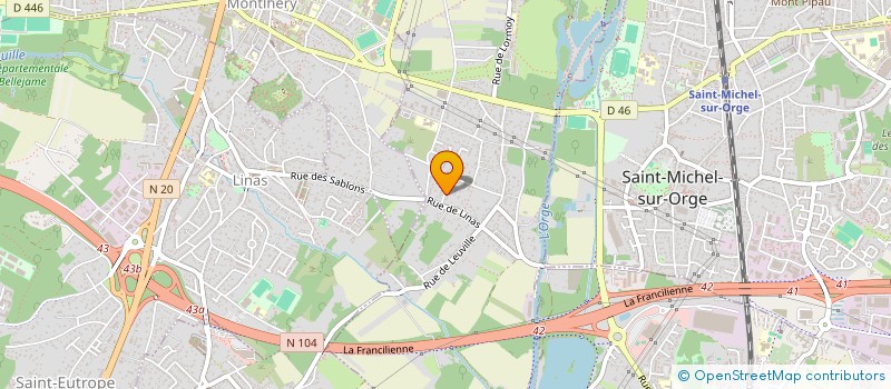 localisation de l'entreprise MADAME HELENE MERCIER à LONGPONT-SUR-ORGE