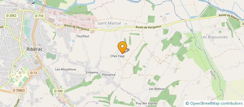 localisation de l'entreprise MADAME HELENE MERIT à CHASSAIGNES