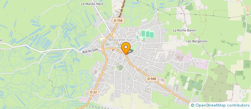 localisation de l'entreprise MADAME HELENE MERLE à BEAUVOIR-SUR-MER