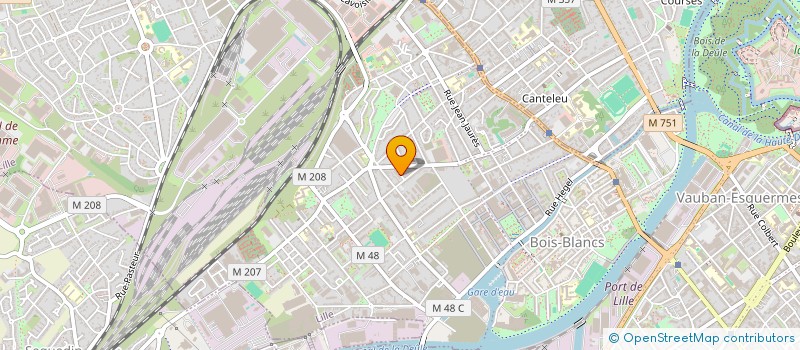 localisation de l'entreprise MADAME HELENE MERLIER à LILLE