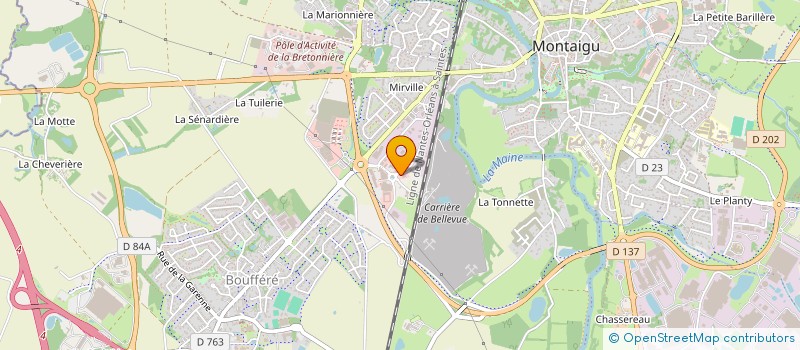 localisation de l'entreprise MADAME HELENE MESNARD à MONTAIGU-VENDEE