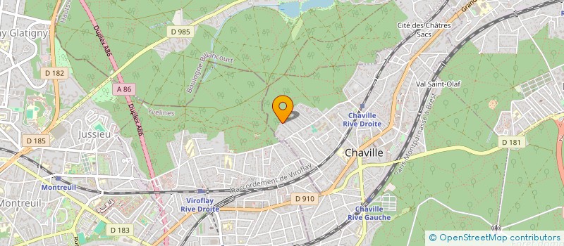 localisation de l'entreprise MADAME HELENE MESNIL  CHAVILLE