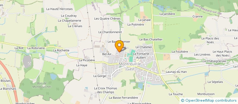 localisation de l'entreprise MADAME HELENE MESSE à MONTREUIL-LE-GAST