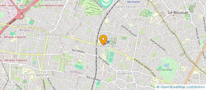 localisation de l'entreprise MADAME HELENE MESSIER à BORDEAUX