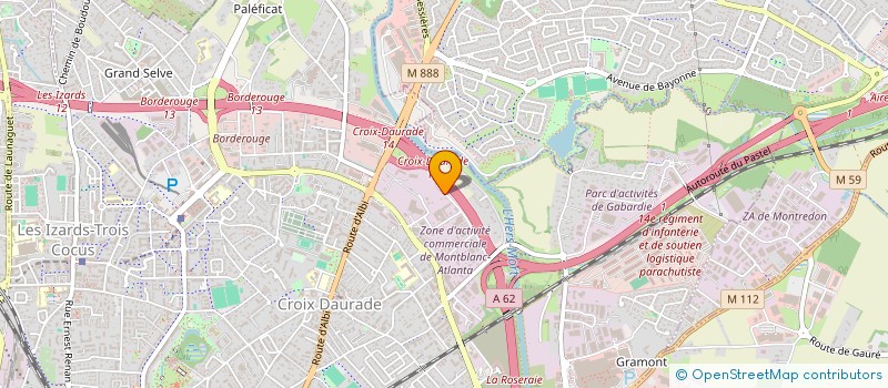localisation de l'entreprise MADAME HELENE MESSY  TOULOUSE