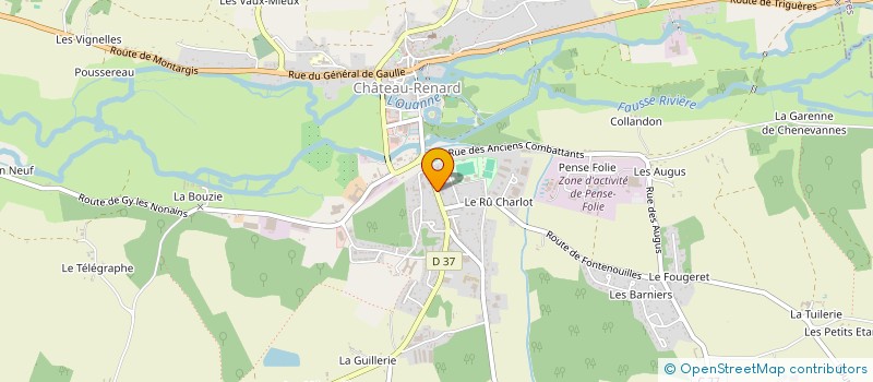 localisation de l'entreprise MADAME HELENE MEYER à CHATEAU-RENARD