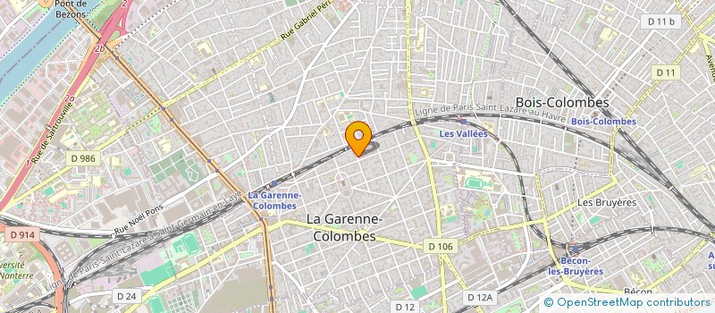 localisation de l'entreprise MADAME HELENE MEYNIAC  LA GARENNE-COLOMBES