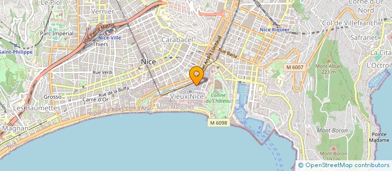 localisation de l'entreprise MADAME HELENE MICHAUD à NICE