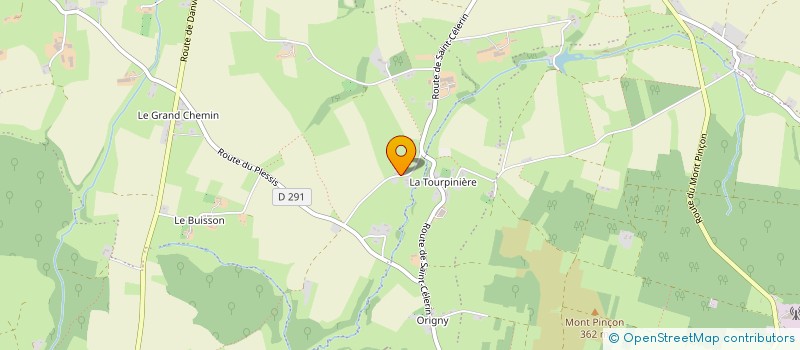 localisation de l'entreprise MADAME HELENE MICHAUD  LES MONTS D'AUNAY