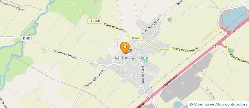 localisation de l'entreprise MADAME HELENE MICHEL à SALLES-SUR-GARONNE