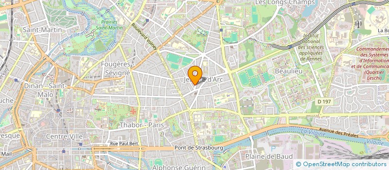 localisation de l'entreprise MADAME HELENE MILCHBERG  RENNES