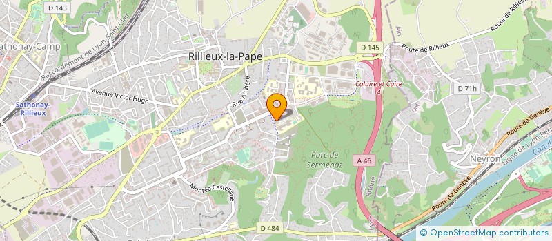 localisation de l'entreprise MADAME HELENE MILLET  RILLIEUX-LA-PAPE