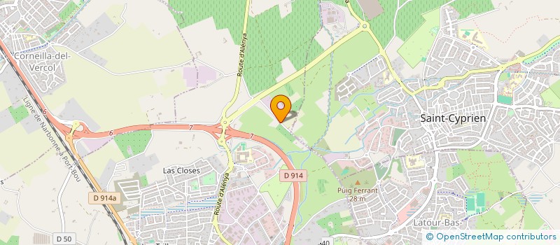 localisation de l'entreprise MADAME HELENE MILLIEZ à ELNE