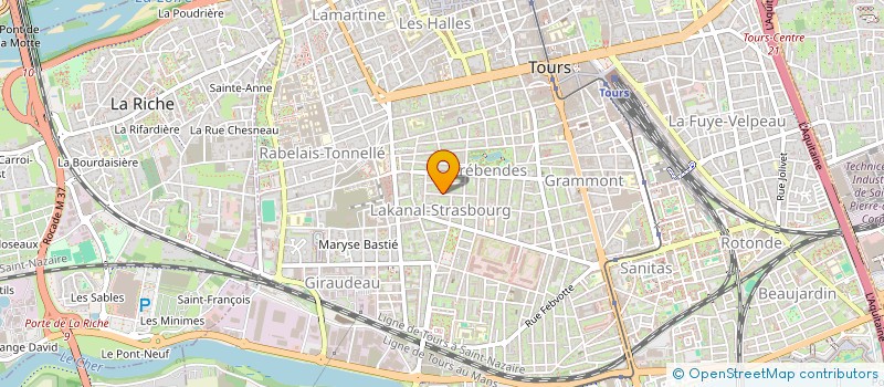 localisation de l'entreprise MADAME HELENE MILLOT  TOURS