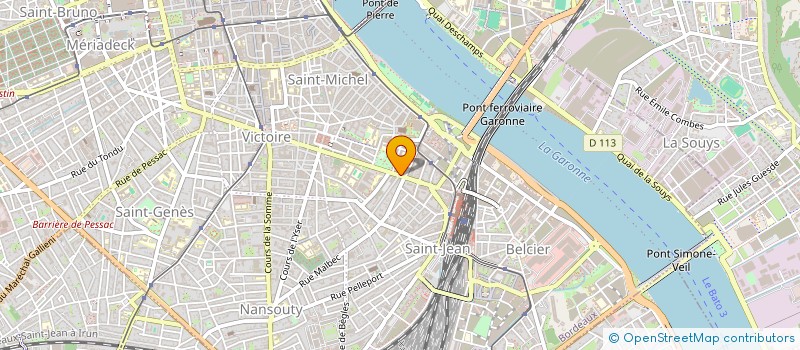 localisation de l'entreprise MADAME HELENE MINVILLE  BORDEAUX