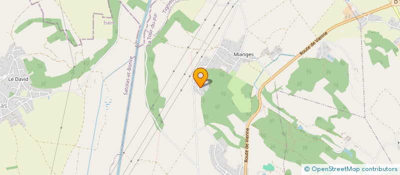 localisation de l'entreprise MADAME HELENE MOGNIAT  CHAMAGNIEU