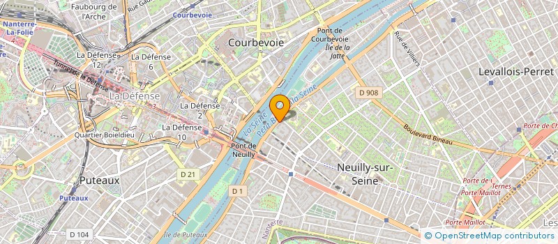 localisation de l'entreprise MADAME HELENE MOINE à NEUILLY-SUR-SEINE