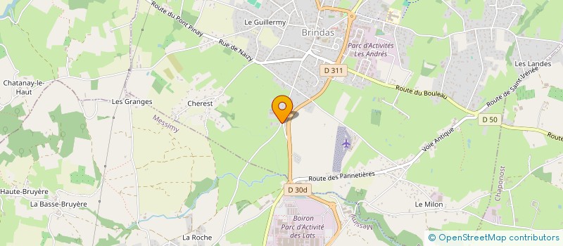 localisation de l'entreprise MADAME HELENE MOLLIER  BRINDAS