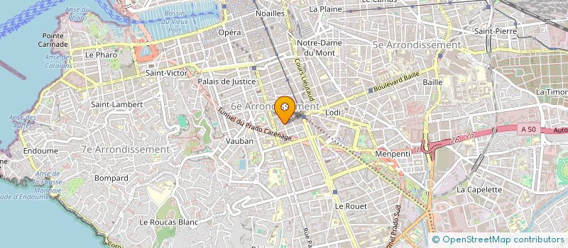 localisation de l'entreprise MADAME HELENE MOLLIEX à MARSEILLE