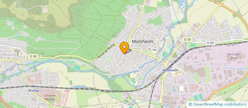localisation de l'entreprise MADAME HELENE MONCOLLIN à MOLSHEIM