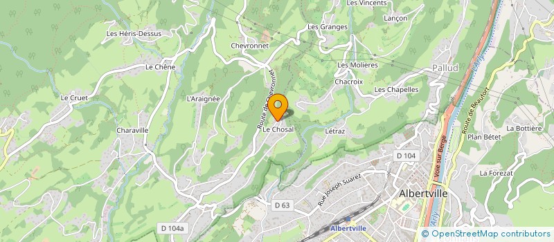 localisation de l'entreprise MADAME HELENE MONGELLAZ  MERCURY